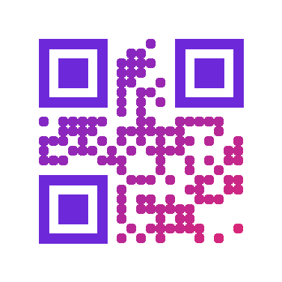 Rounded-module gradient QR code, decoded text: SCAN ME